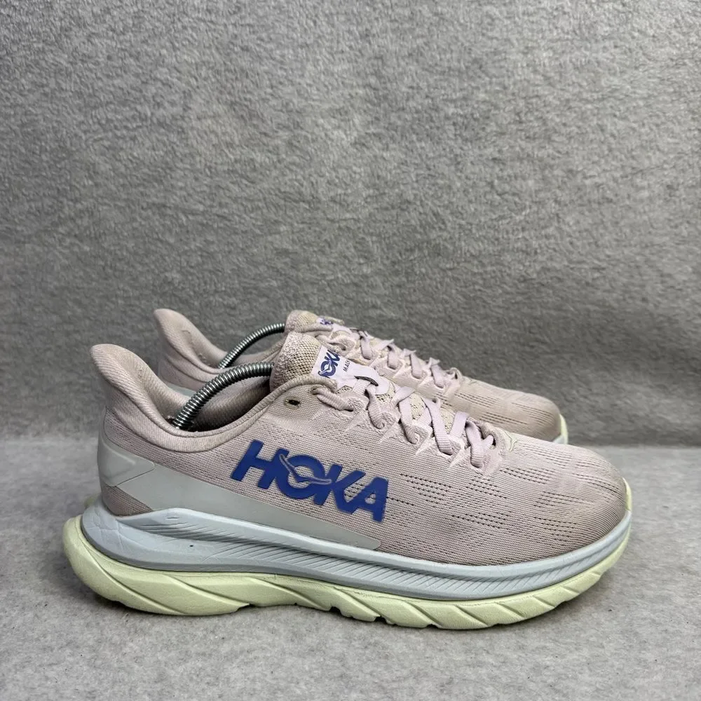 Hoka One One Shoes Womens Size 9B Mach 4 Grey Running Sneakers 1113529 OHIB‎